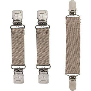 Hold’Em Mitten & Hat Clip Set Toddler Kids Sturdy Super Tight Grip - Tan